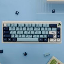GMK MIZU Keycaps, 129 Keys PBT Keycaps Cherry Profile DYE-SUB Personalized GMK Keycaps For Mechanical Keyboard