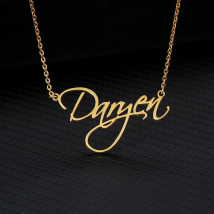 Custom Cursive Name Necklaces For Women Men Stainless Steel Customized Necklace Pendant Personalized Jewelry Gift Neck Chain