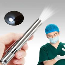 Pen Light Mini Portable LED Flashlight  1 Mode led flashlight torch For the dentist and for Camping Hiking Out Use AAA battery
