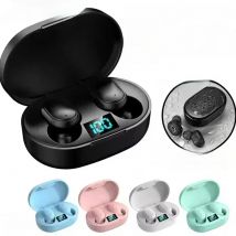 E6S Wireless Bluetooth Earphone With LED Digital Display TWS Headset Wireless Earbuds Noise Cancelling with Microphone Headphone
