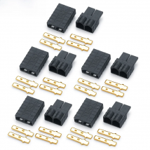 AXSPEED 1/5/10/20 Pairs Male Female Connector Plug for RC TRX Lipo/NiMh Battery Brushless ESC Motor