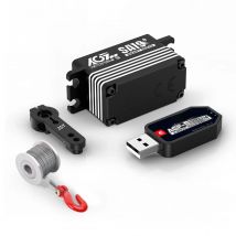 AGFRC SA19 19KG High Torque 0.073Sec Fast Speed 2S Low Profile Programmable Brushles Smart Servo Winch For 1/10 1/12 RC Cars