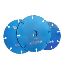 Vearter 100/115/125mm Vacuum Brazed Carbide Cutting Wheel 4/ 4.5/ 5inch Circular Saw Blade Disc For Wood With Nail Plastic PVC