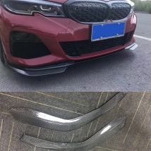 G20 3 Series M-tech MP Style Carbon Fiber FRP Front Bumper Aprons Side Splitter for Bmw G20 325i 330i 340i 2020