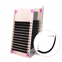 Abonnie Cashmere Ellipse Individual Lashes Split Tips Flat Eyelashes Extensions Ultra Soft Volume Cilios Flat