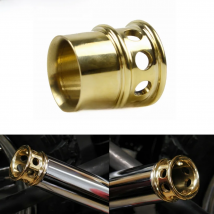 Universal 1-3/4" or 1.75" 2" 2.25" 2.5" Brass Exhaust Tips For Harley Chopper Bobber Sportster 883 1200 Muffler Pipe Plug Tube