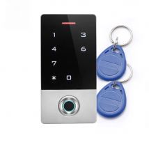 Keyless Door Lock Waterproof Fingerprint Access Control Standalone Keypad Fingerprint 125Khz RFID Card Door Entry