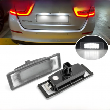 2Pcs For Kia Optima Cadenza Sportage K2 K3 K5 High Brightness White LED License Plate Light Number Plate Lamp