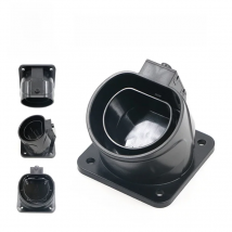 ISIGMA EV Charger Cord Holder for Electric Vehicle SAE 62196-2 Type 2 Connector Wall-Mount Pothook