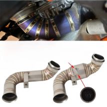 Slip On Motorcycle Exhaust Middle Link Pipe Escape Moto Muffler For KTM DUKE 790 890 Adventure R Rally KTM790 KTM890 2018-2022