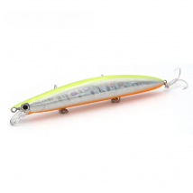 TacklePRO-M42 Long Casting Minnow Hard Fishing Bait, Artificial Floating Lure, 3D Eyes, 20g, 125mm, 0.3-0.9m, 1Pc
