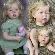 50CM/70CM Liam Bebe Reborn Doll Kits Handmade Painted/Unpainted Realistic Cute Newborn Doll Parts With Teeth Kit Bebé Reborn