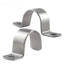 10 pieces of 304 thick stainless steel pipe buckle water pipe fastener U-shaped fixing clip hardware accessories