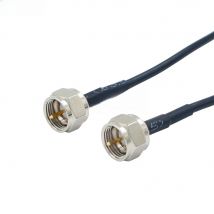 F Male to F Male Telecom Antenna Pigtail RG174 Coaxial Cable Connector jumper RF high frequency signal line
