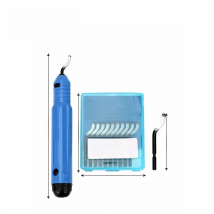 3D printing Tools Fixed Handle Plastic Burr Pocket Knife NB1100 Scraper+10pc BS1010 Blades Trimming Neaten Deburring Head Cutter