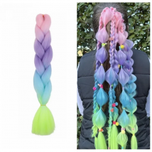 Desire for Hair 24inch 60cm Synthetic Braiding Hair Two Three 4 Ombre Colors Synthetic Hair extensions Jumbo Braids