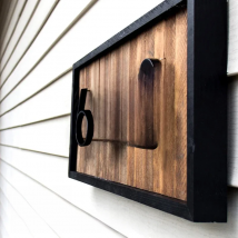 125mm Floating House Number Outdoor 5 inch Black Zinc Alloy Letter Apartment Door Numbers Mailbox Address Sign #0-9 Dash Slash