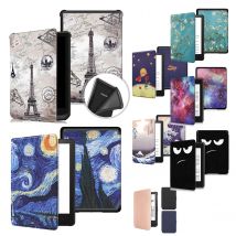 For PocketBook Touch HD 3/Lux 5/Basic Lux 4/3/2 628 627 618 617 616 606 632 Plus/Aqua 633 Color PU Leather Soft TPU Sleep Case