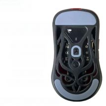 UnusualWaySports Mouse Skates Feet Waizowl OGM Cloud XS Cambered Surface PTFE Anti Collapse Magic Ice Black Silver Fox