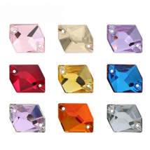 Astrobox Brilliant Color Sew on Rhinestone Applique Sewing Loose Gemstone Flat Back Cosmic Motif Strass Diamond DIY