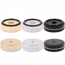 49x15mm Full Aluminum Speaker Cabinet Turntable Isolation Machine Feet Stand Vintage Tube Amplifier DAC CD Player Radio Mat Pad