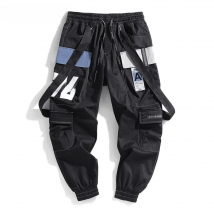 CHAIFENKO Men's Cargo Pants Hip Hop Streetwear Joggers Sweatpant Fashion Harajuku Harem Trousers Multi-Pocket Casual Pants Men