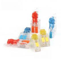 T-Type Stripping Free Wiring Connector With Fixing Hole Quick Branch Splice Junction box lever Wire connector 32A