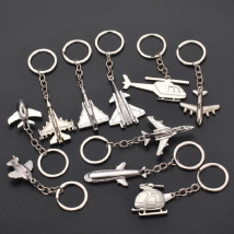 Metal Airbus Airliners Fighter Jet Plane Warplane Helicopter Airplane Engine Keyring Bomber Aircraft Keychain Warcraft Key Chain