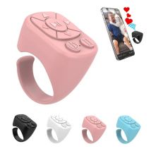 Tiktok Scrolling Ring Tiktok Remote Control Is Suitable for Iphone, iPad Bluetooth Page Turning Ring Roller, Both Camera Shutter, Short Video and Music Remote Control Function, Compatible with Ios and