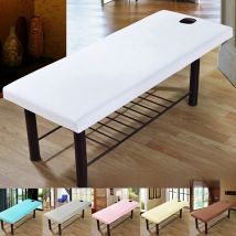 Universal Soft Elastic Fitted Bed Cover, Beauty Salon Massage Sheet, Body SPA Treatment Bedsheet with Hole, Sabanas Para Cama