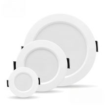 6pcs/lot Led Downlight 3W 5W 7W 9W 12W 15W 220V Recessed Ceiling Light 3/4/5 inch Round Led Panel Down Light Spotlight Lighting