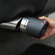 1 piece SUMSOO genuin  for Mazda CX-5 cx-4 cx-3 Mazda Axela Mazda ATENZA exhaust pipe modified decorative carbon fiber tail tips