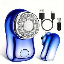 Men's Capsule Electric Shaver, Mini Shaving Portable Electric Shaver, Pocket Type Portable Outdoor Smart Shaver