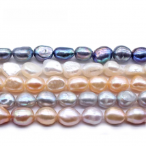 100% Natural Freshwater Pearl Beads Baroque Pearl Beads For Jewelry Making DIY Charm Pearl Bracelet Necklace 5-11mm Strand 15''