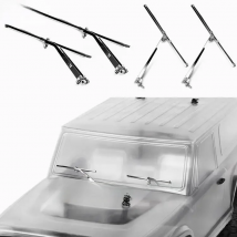 1 pair Silver metal Windshield Wiper For 1/10 1/8 RC Tracked Vehicle Trax TRX4 G500 TRX6 G63 K5 SCX10 JKMAX VS-4 KM4 Wiper