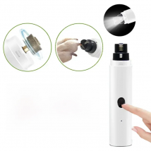 Electric Dog Nail Clippers for Dog Nail Grinders Rechargeable USB Charging LED Light Pet Quiet Cat Paws Nail Grooming Supplies