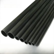 Free shiping OD1.5mm to 12mm , 500mm length Round Pultruded Carbon Fiber Tube, CFK Rohre , carbon fibre pole