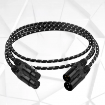 TODN HIFI xlr audio cable Stereo high purity 6N OFC gold-plated xlr plug Male to female for microphone mixer