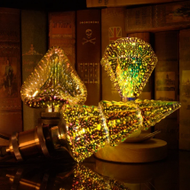 3D Decoration Edison LED Bulb E27 6W 85-265V Vintage Light Bulb Star Lamp Holiday Night Light Novelty Christmas Tree