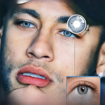 EYESHARE 2pcs Colored Contact Lenses for Eyes Blue Lens Contact Lens Natural Look Color Lenses Eye Yearly Contact Lense for Men