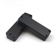 3 Hole Electric Bass Pickup Sealed Cover Solid ABS Matt Pickup Cover 100/108.5x32x20.1mm Black Guitar Parts