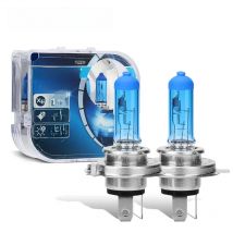 2x 100W H1 H7 H4 H8 H11 9005 HB3 9006 HB4 Car Halogen Fog Light HeadLight DRL HOD Lamp 5000K Dark Blue Glass Replacement Bulb