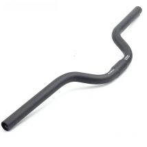 SILVEROCK-Carbon M Type Handlebar, Mid Rise Bar, 25.4mm x 600mm, for Brompton 3Sixty Pikes, JAVA, Fnhon, Minivelo Folding Bike