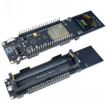 ESP32 WIFI Bluetooth Development Board with 18650 Battery Holder 0.96 inch OLED Screen Display Blue / White / Yellow Blue