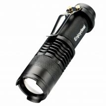 Tactical Adjustable Zoom LED Flashlight Torch 2000 Lumens Mini Flashlight Focus Lanterna AA/14500 Battery led camping