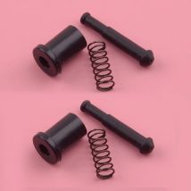 New 2 Sets Throttle Knob Lock Pin Stopper Spring Fit for Chinese Chainsaws 4500 5200 5800 MT-9999