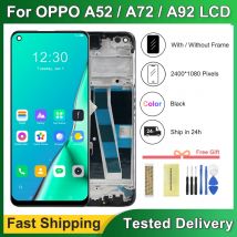 6.5 ''Display für Oppo A92 A72 A52 LCD-Touchscreenizer-Bildschirm mit Rahmen baugruppe cph2059 cph2061 cph2069 cph2067