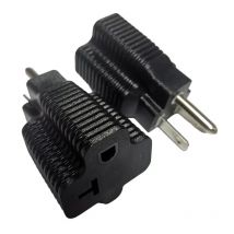 1PCS Black USA Male to Female 3 Prong Power Adapter Plug nema 5-15P to 5-15R 5-20R 6-15R 6-20R power plug socket converter