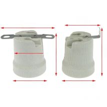 Vintage Lamp Base Ceramic Edison Lamp Fittings Socket Lamp Base Holder Accessory Fixing Bracket Large Screw Cap E27