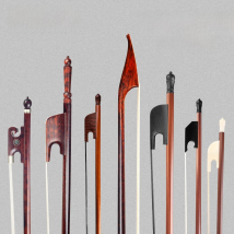 NAOMI Vintage Baroque Style Bow Brazilwood/ Snakewood/ Carbon Fiber Bow White/ Black Horsehair Fast Response 4/4 Violin Use